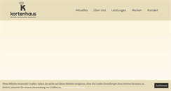 Desktop Screenshot of kortenhaus.de