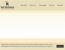 Tablet Screenshot of kortenhaus.de